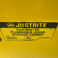 Justrite Sure-Grip EX 12 Gallon Flammable Liquid Storage Cabinet image 0